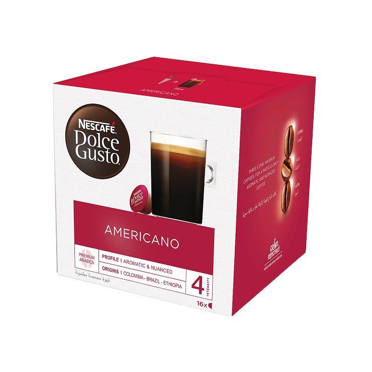 Кофе Nescafe Dolce Gusto Americano в капсулах 384 гр., картон