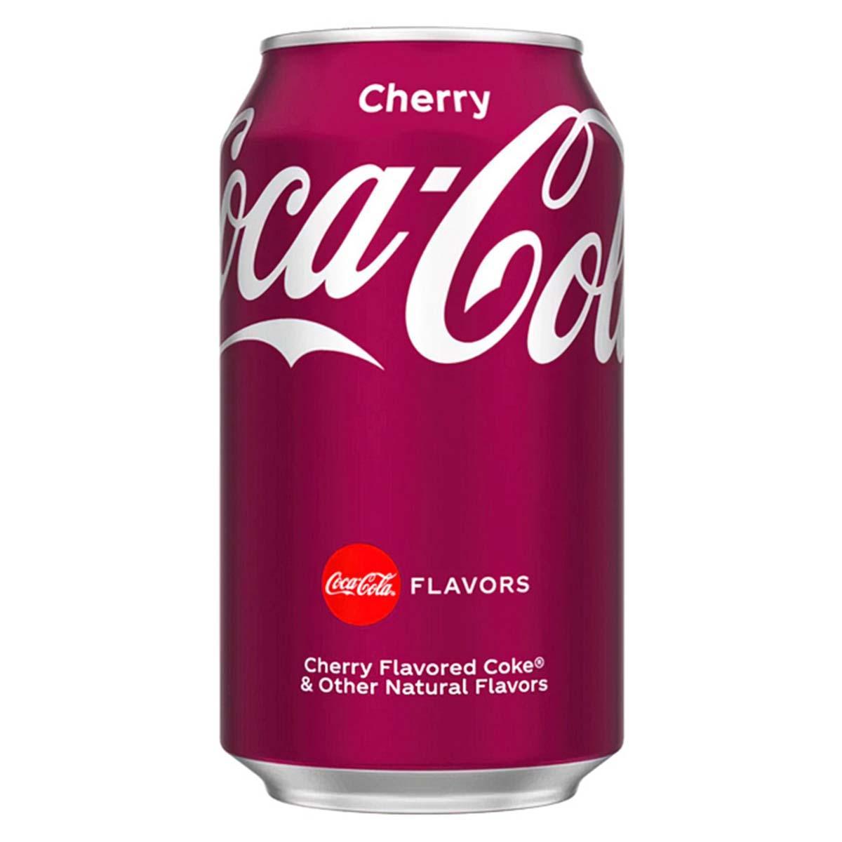 Напиток газированный Coca-Cola Cherry со вкусом вишни 330 мл., ж/б