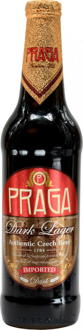 Пиво Praga Дарк 4.5% 500 мл., стекло