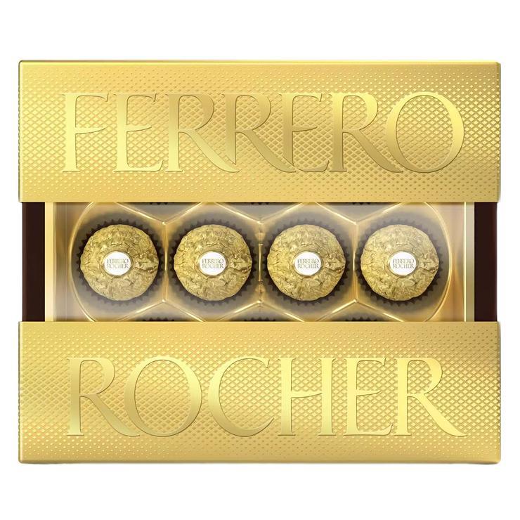 Конфеты Ferrero Rocher шоколадные хрустящие 125 гр., картон