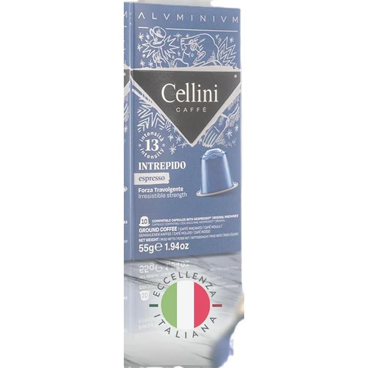Кофе Cellini Intrepido в капсулах 55 гр., картон