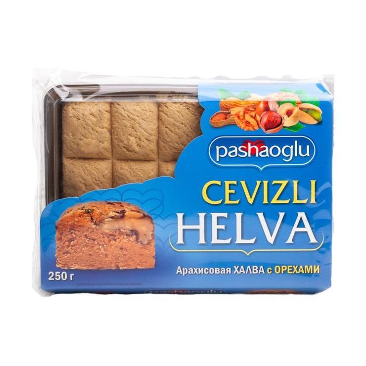 Халва Pashaoglu арахисовая с орехами 250 гр., флоу-пак