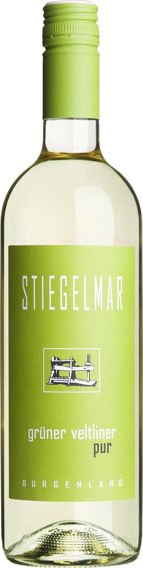 Вино белое сухое Stiegelmar Grüner Veltliner Pur Burgenland 11,5 %, 2018 год, Австрия, 750 мл., стекло