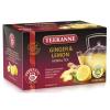 Чай Teekanne Ginger & Lemon травяной с имбирем и лимоном, 20 пакетов, 35 гр., картон