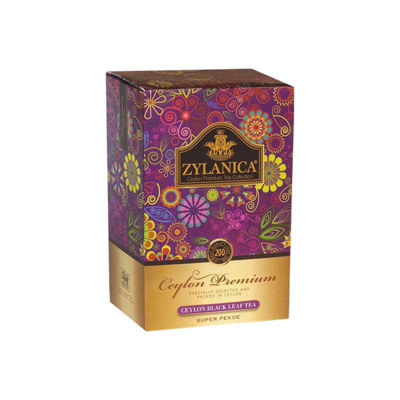 Чай Zylanica Ceylon Premium Collection Super Pekoe черный, 100 гр., картон