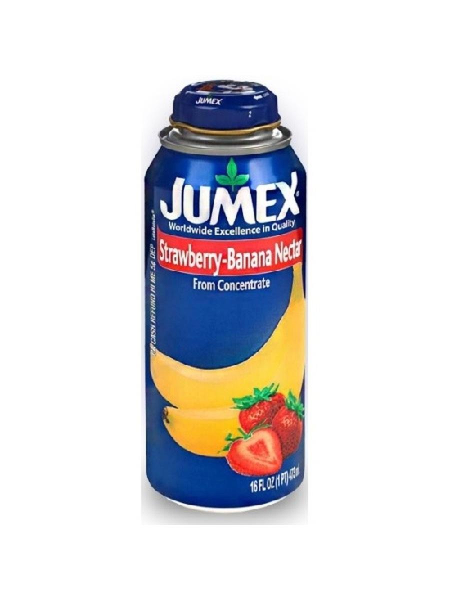 Нектар Jumex Strawberry-Banana Клубнично-банановый 473 мл., ж/б