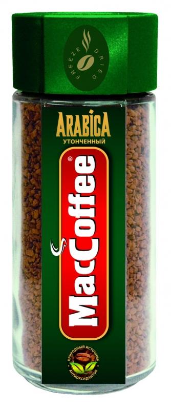 Кофе Arabica сублимированный, MacCoffee, 100 гр., стекло