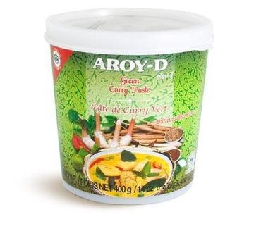 Паста Карри зелёная AROY-D (400мл/шт)