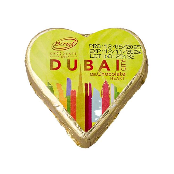 Шоколад Bind Dubai сердце дубайский 25 гр., обертка