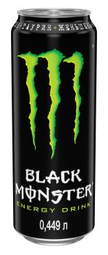 Напиток энергетический Black Monster Энерджи 449 мл., ж/б