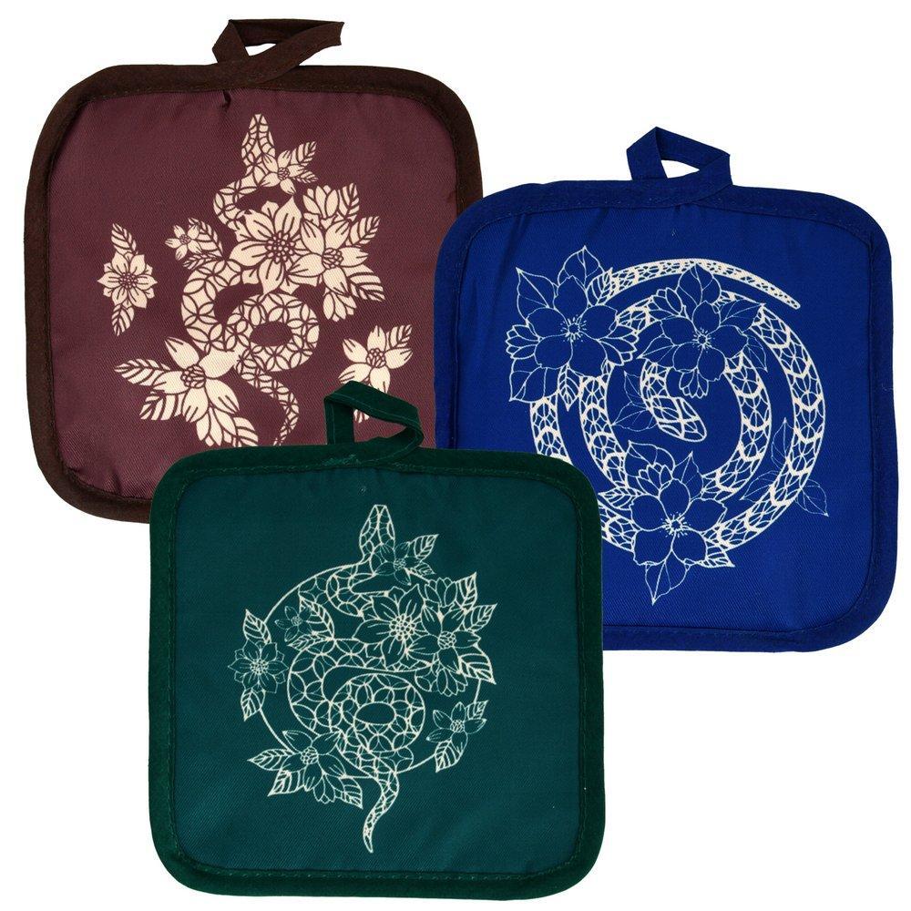 Прихватка Мультидом гарафена 17х17 см 3 цвета, пакет