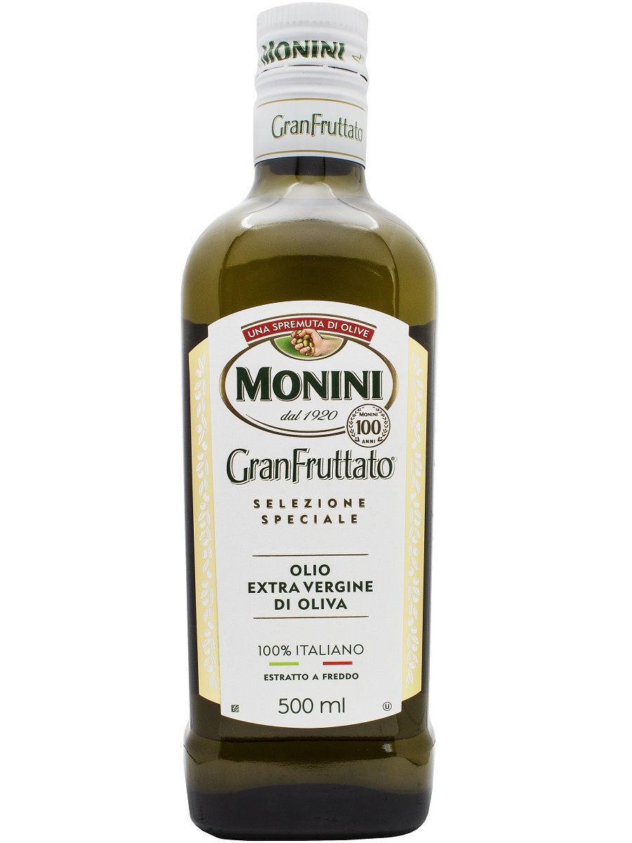 Масло оливковое Monini GranFruttato Extra Virgin нерафинированный, 500 мл., стекло