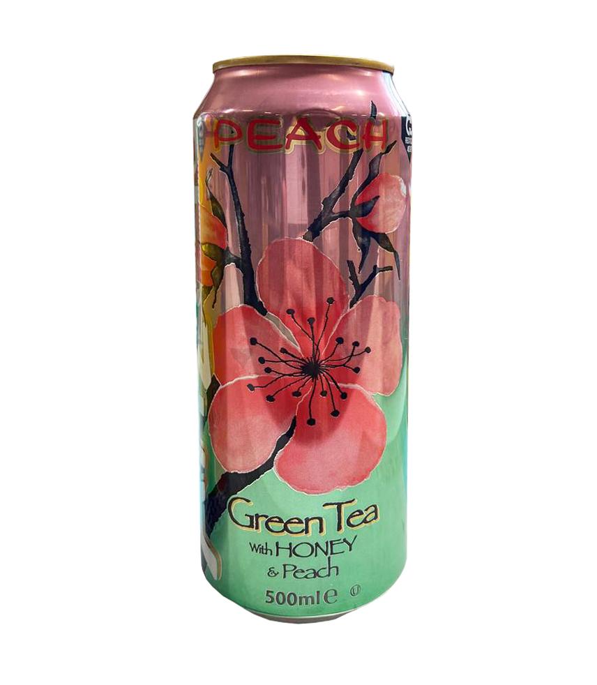 Чай холодный Arizona Green Tea Peach 500 мл., ж/б