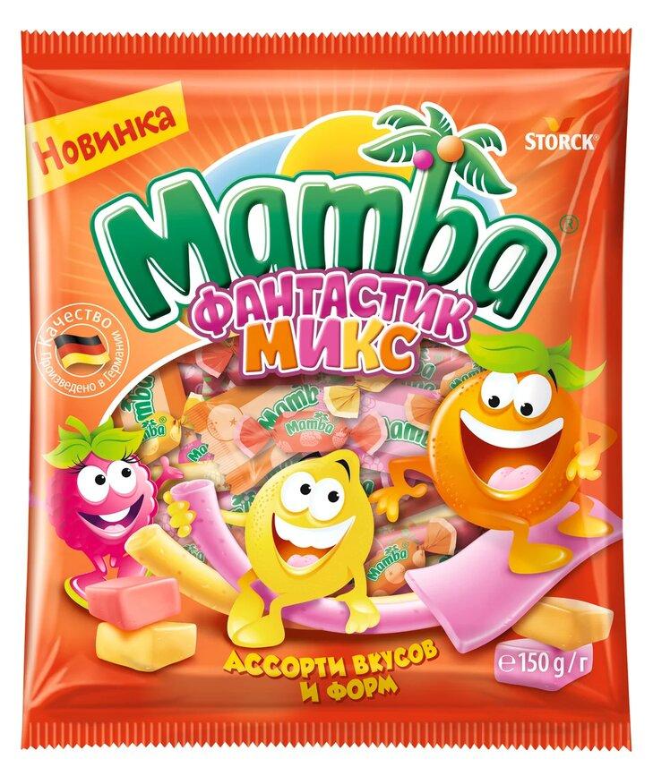 Мармелад жевательный Mamba фантастик микс 150 гр., флоу-пак