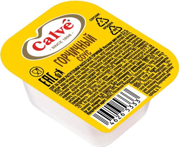 Соус Calve Горчичный дип-пот 25 гр., ПЭТ