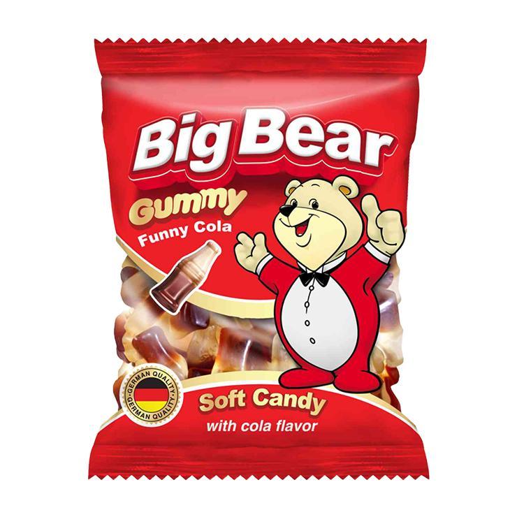 Мармелад жевательный Big Bear фанни кола 80 гр., флоу-пак