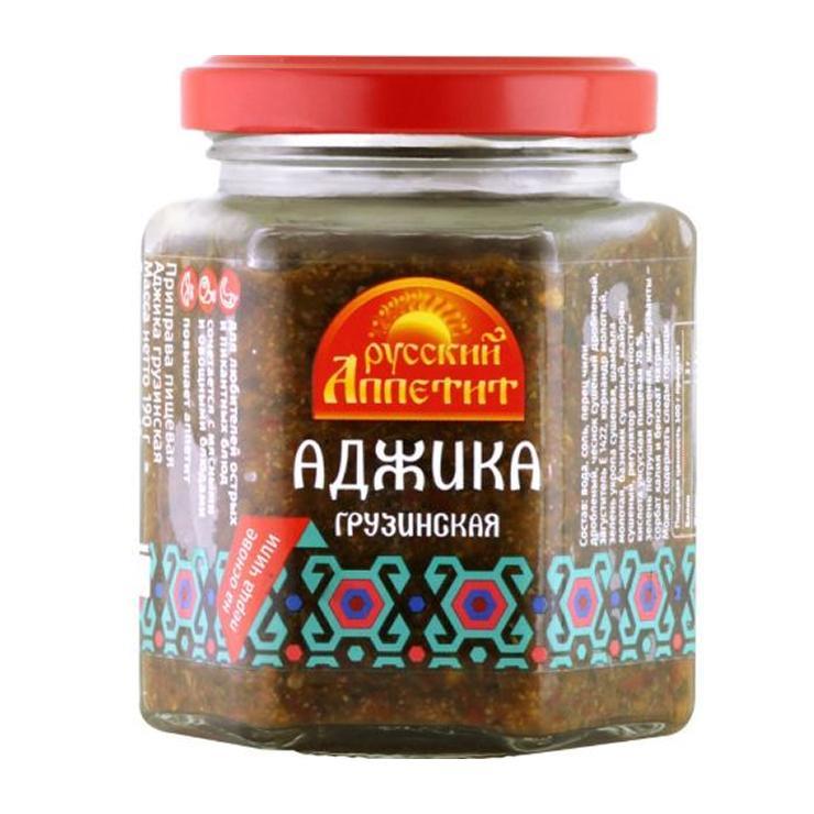 Аджика Русский аппетит грузинская 190 гр., стекло