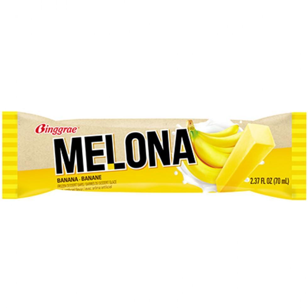 Мороженое Binggrae Melona Банан эскимо 70 мл., флоу-пак