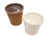 Упаковка для супа d-75 мм., h-100 мм., 445 мл., 16W Econom, белая с пластиковой крышкой, 250 шт., Do ECO Eco Soup