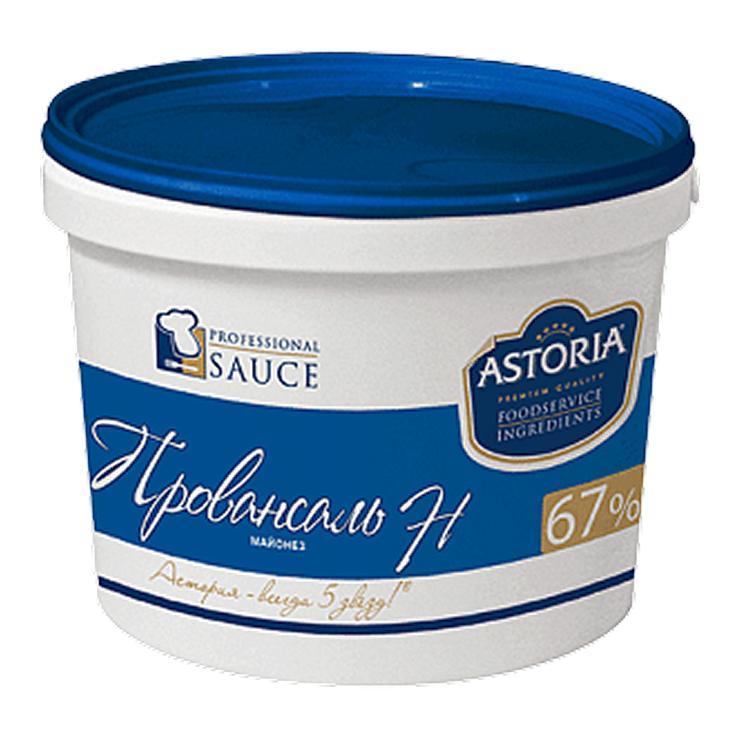 Майонез Astoria провансаль 67% 9,6 кг., пластиковая упаковка