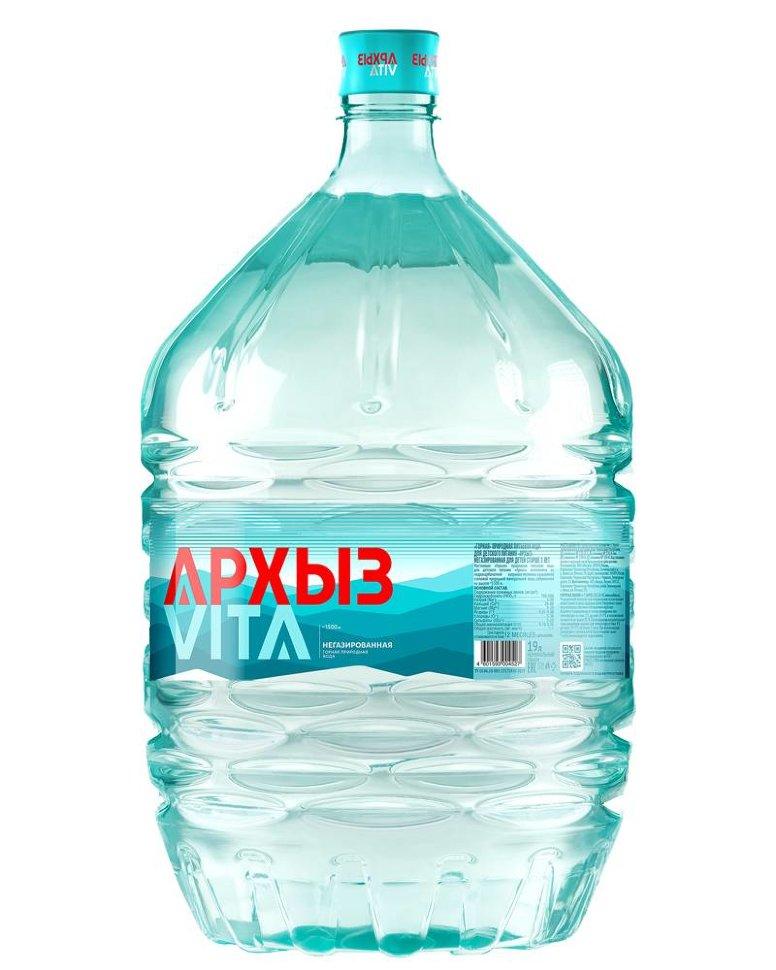 Вода негазированная Архыз минеральная 19 л., ПЭТ
