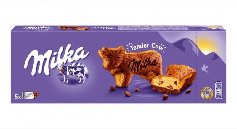 Бисквит Milka Tender Cow 5 штук 140 гр., картон