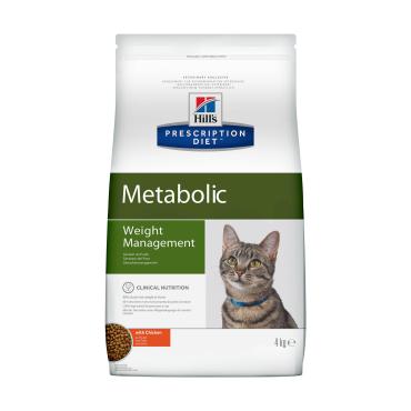 Корм сухой для кошек Metabolic, Hill's Prescription Diet, 4 кг., пластиковый пакет