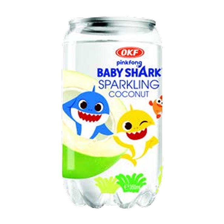 Напиток газированный OKF BABYSHARK Sparkling Coconut 350 мл., ПЭТ