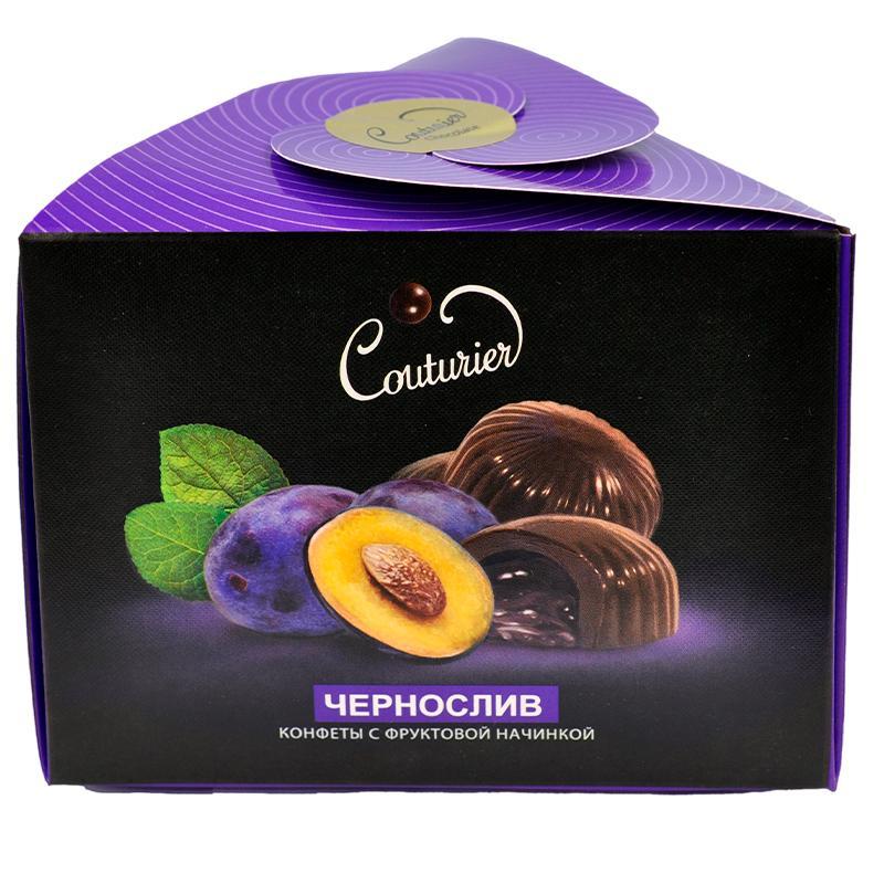 Конфеты Couturier Varenye со вкусом чернослива 115 гр., картон