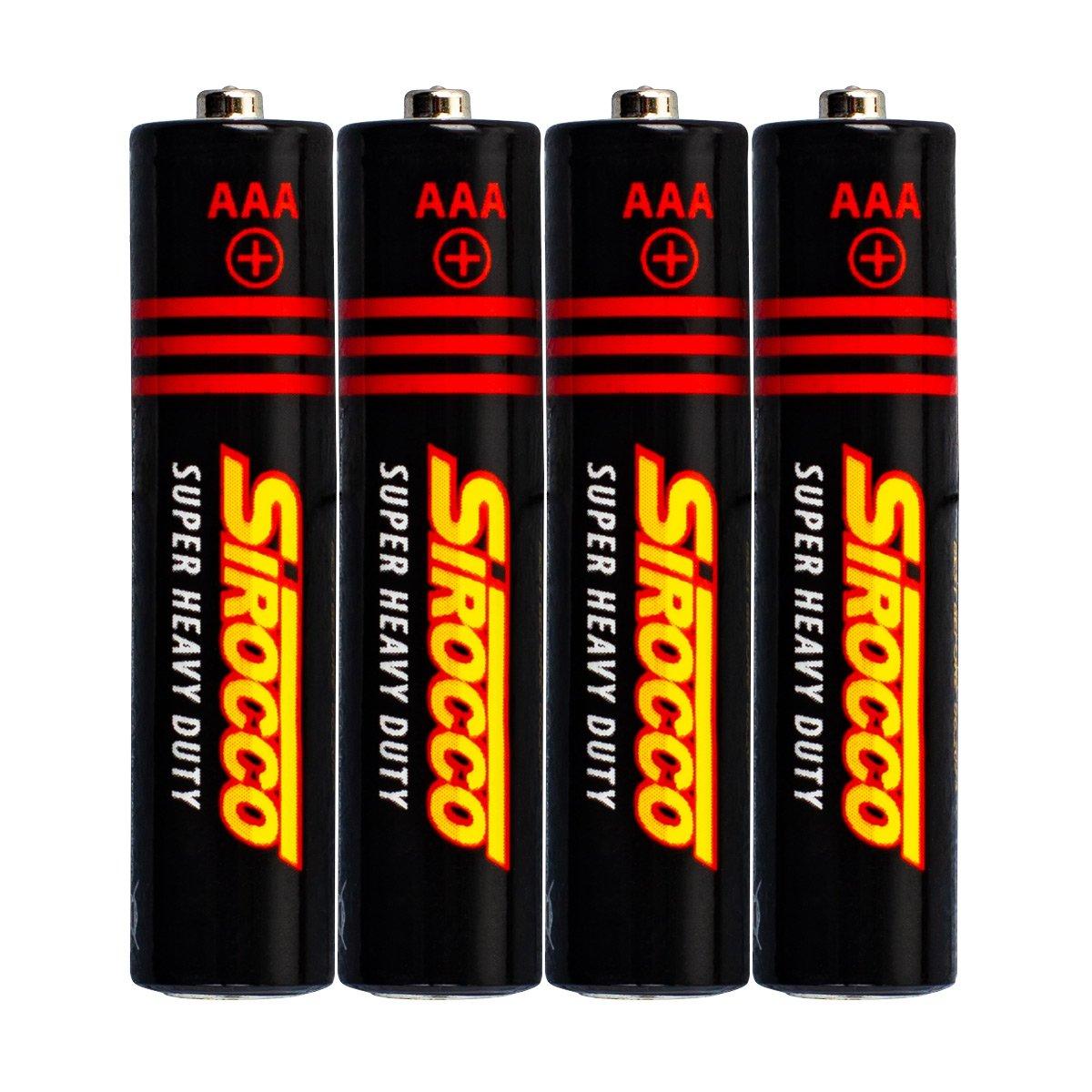 Батарейки солевые Sirocco AAA  4 штуки, пленка