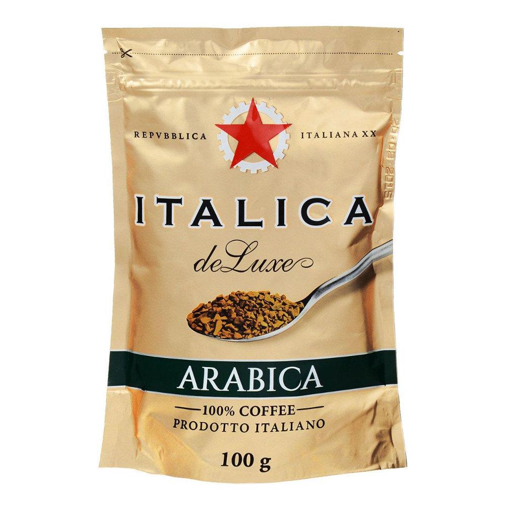 Кофе растворимый Italica de Luxe Arabica 100 гр., дой-пак