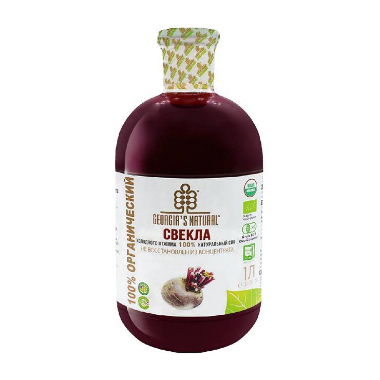 Сок GEORGIA'S NATURAL Organic свекла холодного отжима 1 л., стекло