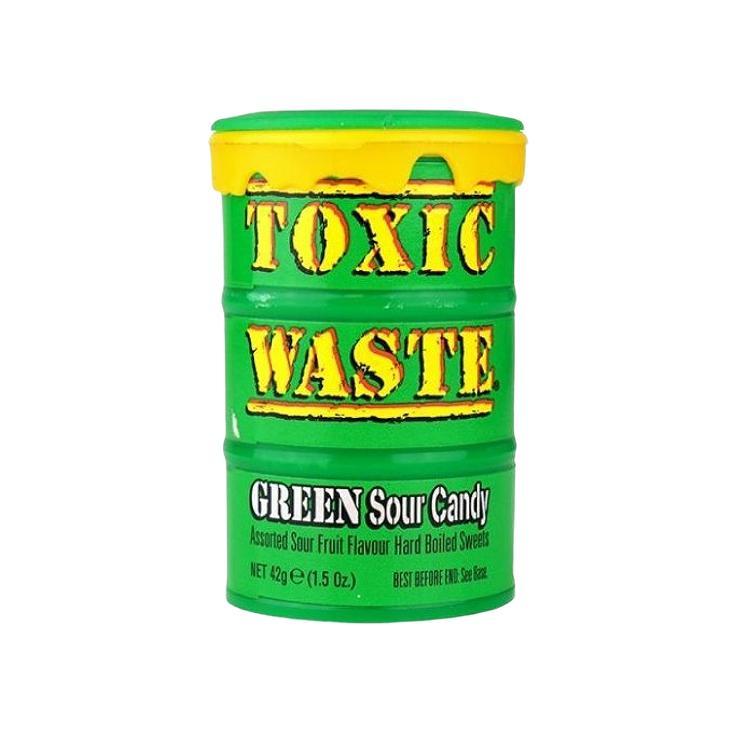 Леденцы Toxic Waste кислые 42 гр., пластик