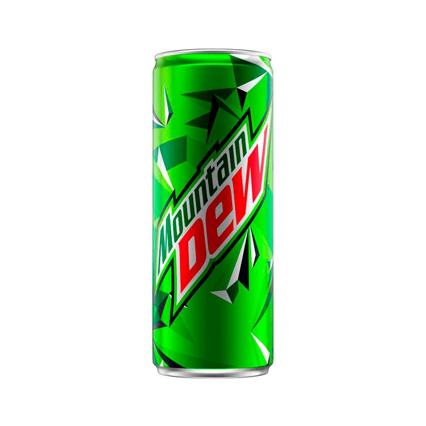 Напиток газированный Mountain Dew 250 мл., ж/б