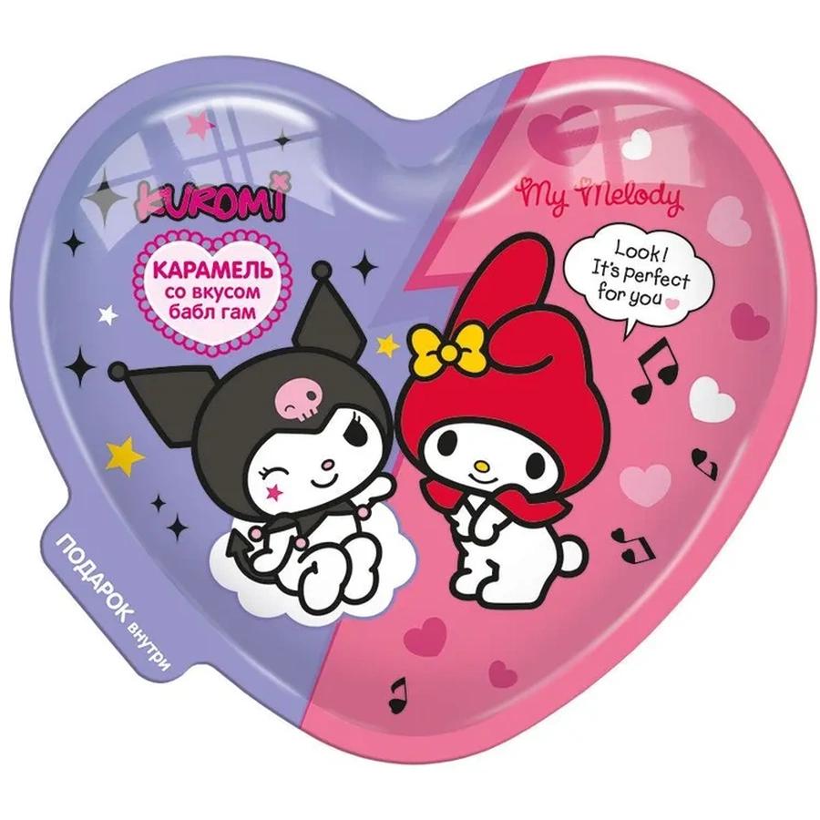 Карамель Kuromi My Melody с подарком в сердце 40 гр., картон