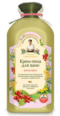 Крем-пена для ванн Рецепты бабушки Агафьи Антистресс 500 мл., ПЭТ