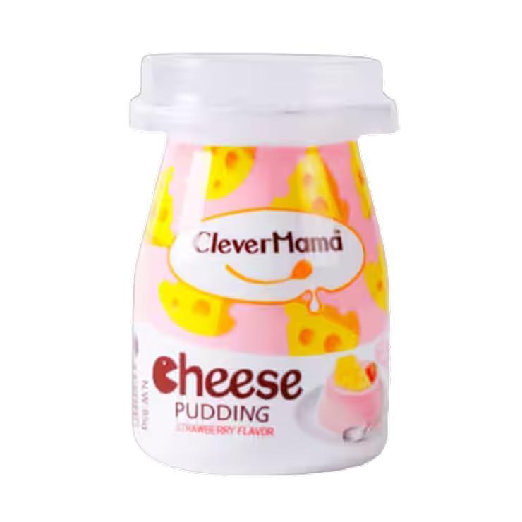 Желе CleverMama Cheese Pudding Strawberry 5 гр., пластиковая упаковка