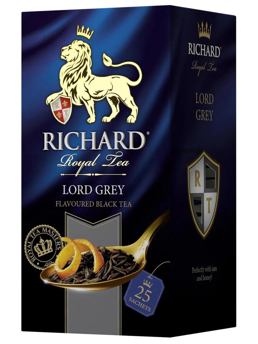 Чай Richard Lord Grey в пакетиках 2 гр. х 25 шт., картон
