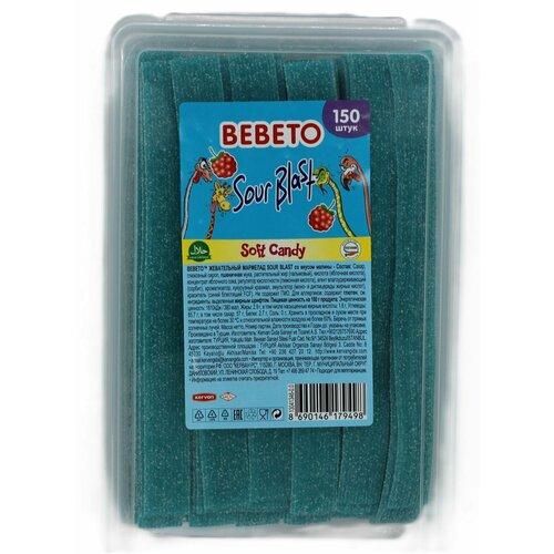 Мармелад жевательный Bebeto Sour Blast вкус малины 1,2 кг., пластик