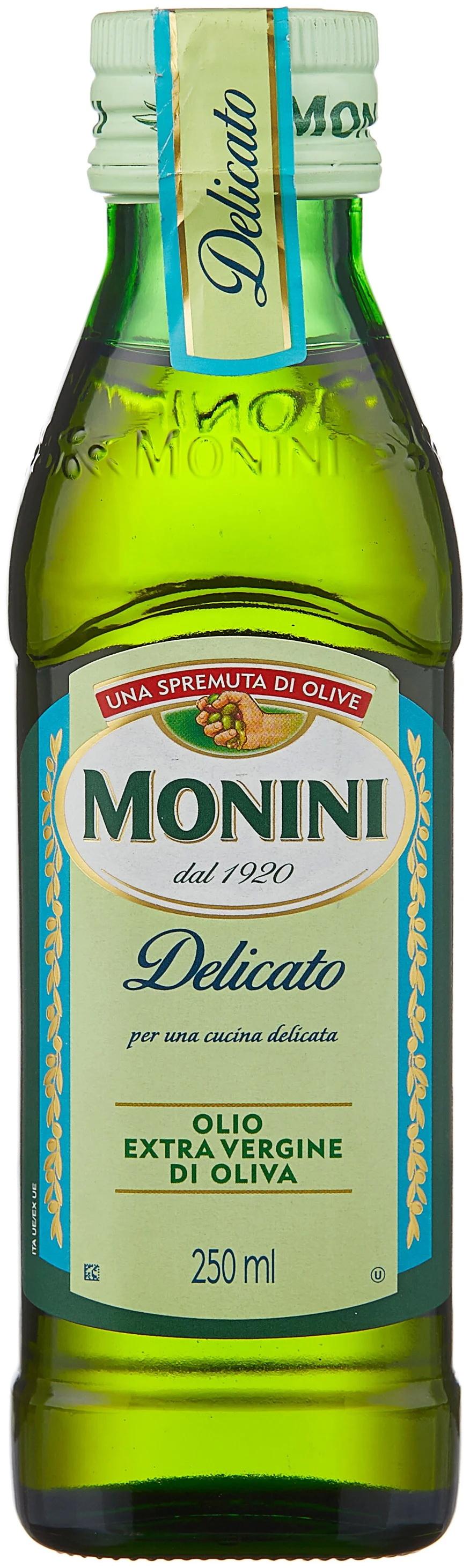 Масло Monini Delicato Extra Virgin Оливковое, 250 мл., стекло