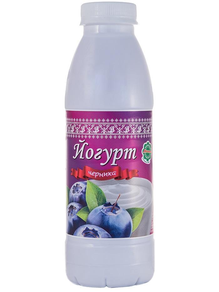 Йогурт Мокшанский черника 2% 450 гр., ПЭТ