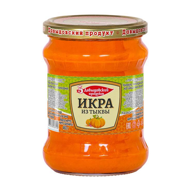 Икра Давыдовский продукт из тыквы ТУ 460 гр., стекло