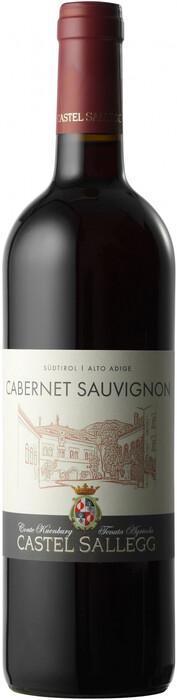 Вино Кастель Саллег, Каберне Совиньон, красное сухое, Италия 750 мл., стекло