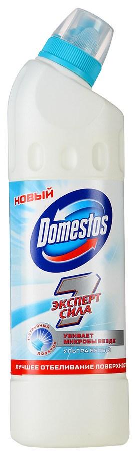 Чистящее средство для ванны и туалета Domestos Ультра белый 500 мл., ПЭТ