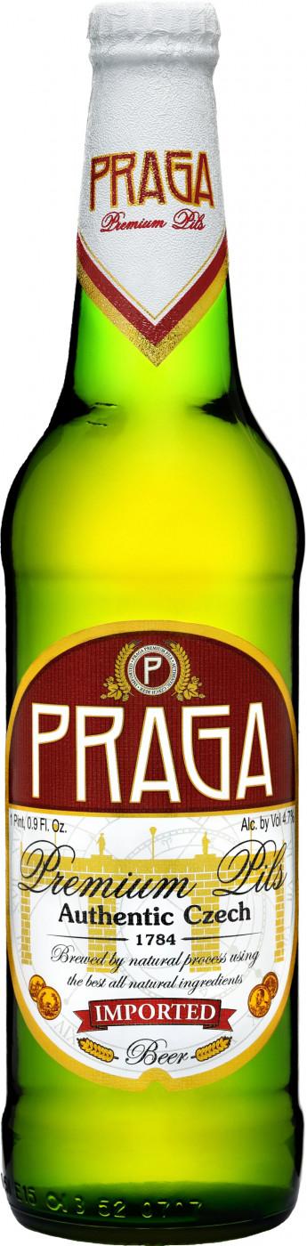 Пиво, Praga Premium Pils,4,7%, 500 мл., стекло