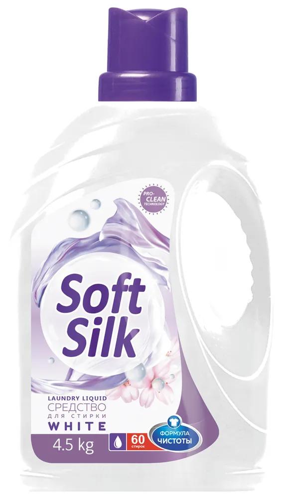 Средство для стирки Romax soft silk white для белого белья 4,5 кг., ПЭТ