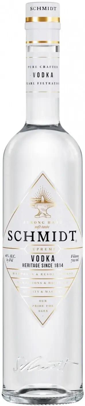 Водка Schmidt Supreme 40% 1 л., стекло