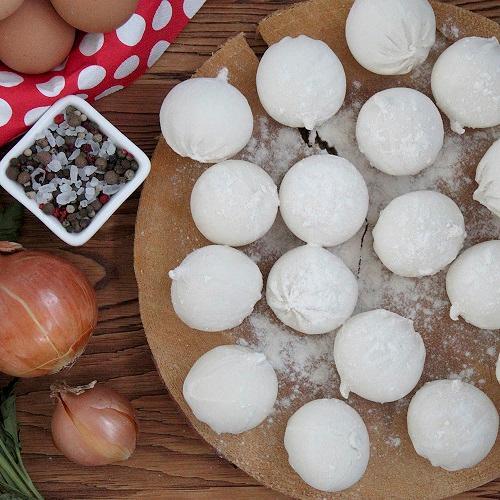 Хинкали Степные 100% мяса, 5кг., картон