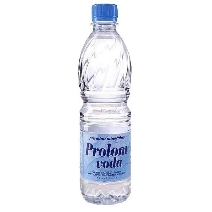 Вода негазированная Prolom Voda минеральная 500 мл., ПЭТ