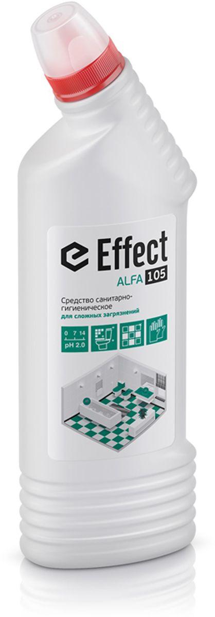 Чистящее средство для сантехники Effect Alfa 105, для удаления сложных загрязнений, гель, 750 мл., ПЭТ